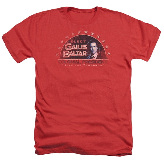 Bsg - Elect Gaius - Heather Short Sleeve Shirt - Medium