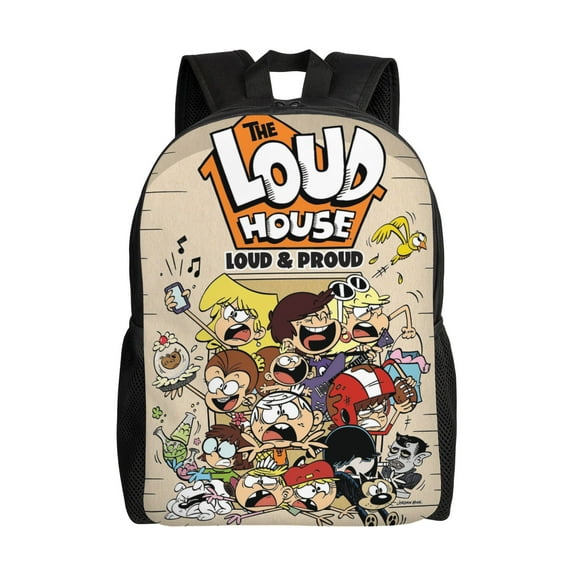 The Loud House Backpack Large Capacity Computer Business Rucksack Backpacks For Travel Gifts