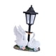 thumbnail image 4 of Estatua decorativa de cisne para jardín exterior con farol solar, elegante figura de animal, lámpara de exterior para terraza o patio., 4 of 9