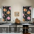 thumbnail image 2 of Fall Kitchen Curtains 39 Inch Short - 32Panel Set, Autumn Harvest Print, Rod Pocket Window Treatment for Thanksgiving, Farmhouse, Cafe, Living Room - Machine Washable, 2 of 4
