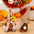 thumbnail image 5 of Fall Decor Gnomes Plush Thanksgiving Decorations, Set of 2 Orange Autumn Table Ornaments Harvest Festival Sunflower Doll Gnome Elf Fall Decorations for Home Farmhouse Gifts, 5 of 8