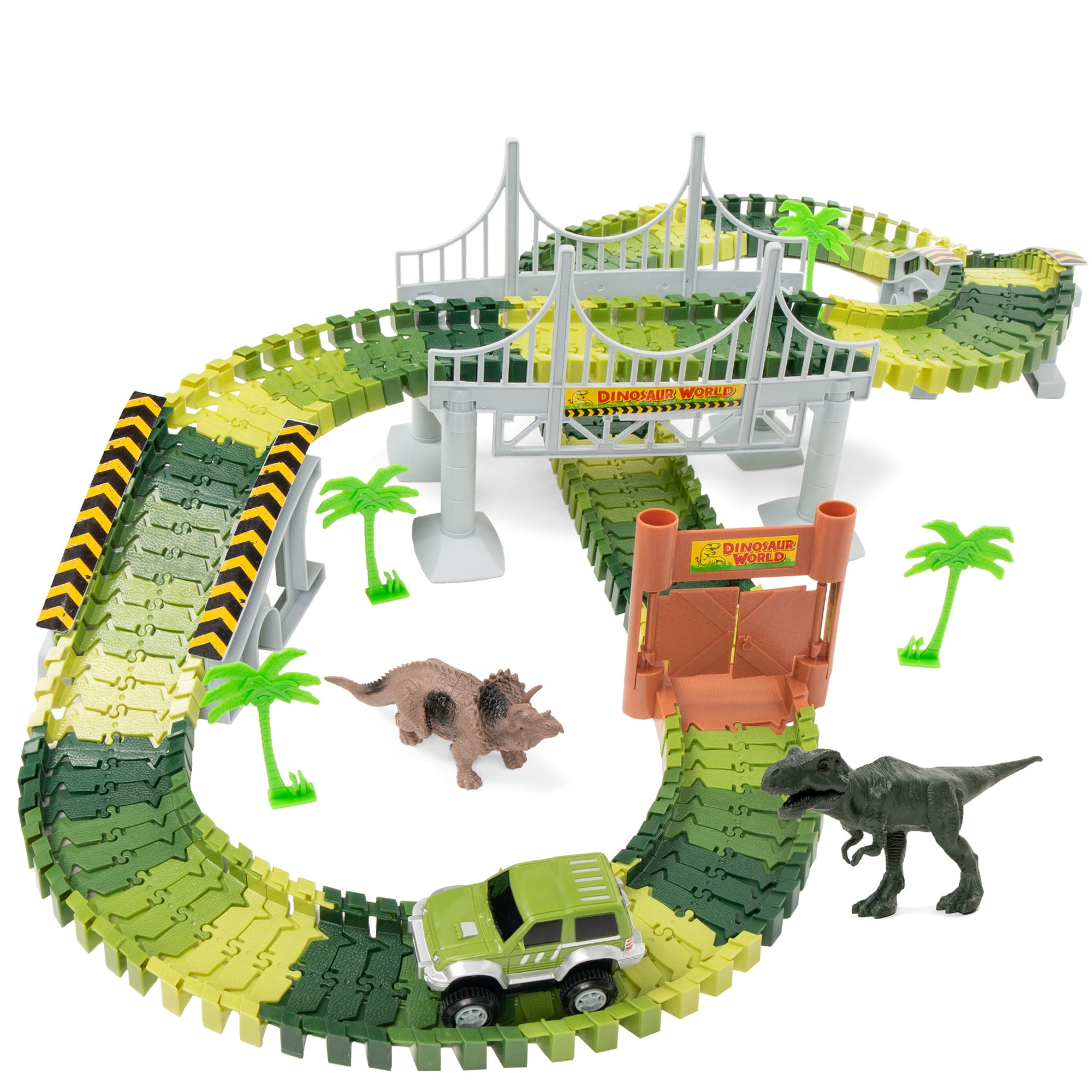 dinosaur race track walmart