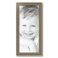 thumbnail image 2 of ArtToFrames 10" x 23" Aged White Gold Picture Frame, 10x23 inch Silver Wood Poster Frame (WOM-2036),  Pack, 2 of 7