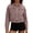 Pink, variant on Women's Vintage Studded Cropped Denim Jackets Button Front Long Sleeve Lapel Casual Outerwear Daily Wear Streetwear Pink