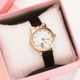 thumbnail image 2 of Montre à Quartz Tendance pour Femmes Blanche avec Chat Décontracté, Design Coréen, 2 of 9