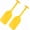 Yellow, variant on Telescopic Kayak Paddle - 2Pcs Plastic Aluminum Canoe Oar, Boating Accessories River Tubing Paddles