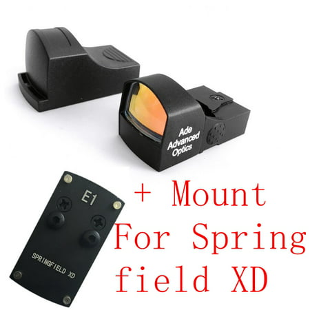 Ade Advanced Optics Compact MINI Red Dot Reflex Sight Pistol for Springfield (Best Value Reflex Sight)