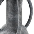 thumbnail image 4 of DecMode 15" Textured Whitewashed Gray Ceramic Vase with 4 Handles, 4 of 9