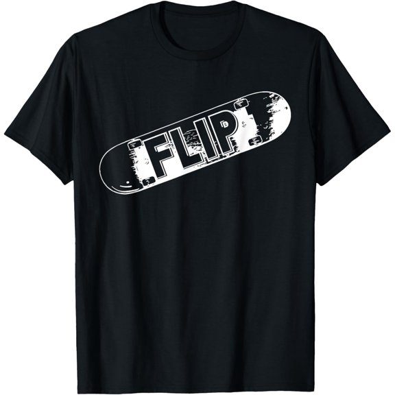 Flip Cool Skateboard Skate Design Skateboarding Skater T-ShirtBrand clothing, men and women can wear, black, white, gifts.
