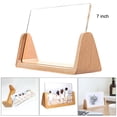 thumbnail image 3 of Marco de fotos horizontal de madera, sin marco, base de madera, acrílico transparente. 7 pulgadas, 3 of 8