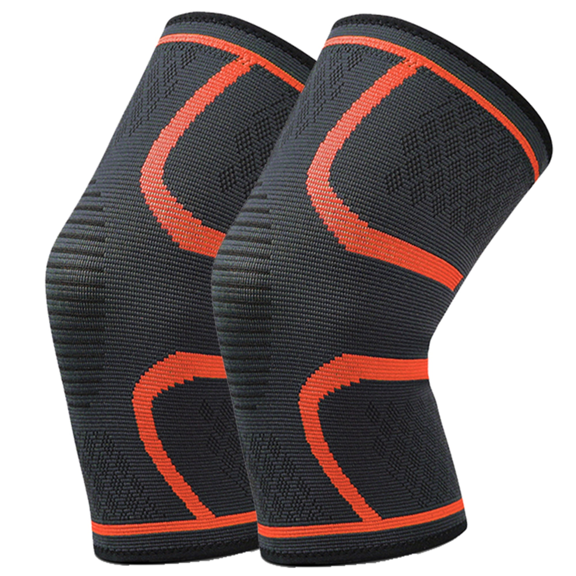 Elbourn Knee Braces for Knee Pain(2-Pack) - Knee Brace,Knee Compression Sleeves Support for Men & Women Joint Pain Relief