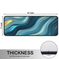 thumbnail image 5 of Kitchen Rugs Sets Of 2,Blue Gold Marble Pattern Anti Fatigue Kitchen Mat Rugs Non Slip Washable,Decorative Kitchen Floor Mats for Kitchen,Sink,Laundry,17"x47"+17"x47", 5 of 5