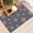 Blue, variant on Pet Feeding Mat for Dogs and Cats, Pet Placemat Non-Slip Waterproof Bowl Mats, Puppy Dish Tray Mat Suitable for Small Medium Large Pets,12" x 16"