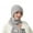 Gray, variant on Women's Winter Thickened Warm Knit Hat Scarf Set Ear Protection Conjoined Hat for Daily Outdoor Wear
