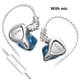 thumbnail image 1 of Auriculares CCA CSN Auriculares internos con reducción de ruido Auriculares portátiles compatibles con Bluetooth de 3,5 mm, Azul, con micrófono Methold EL003193-02, 1 of 2