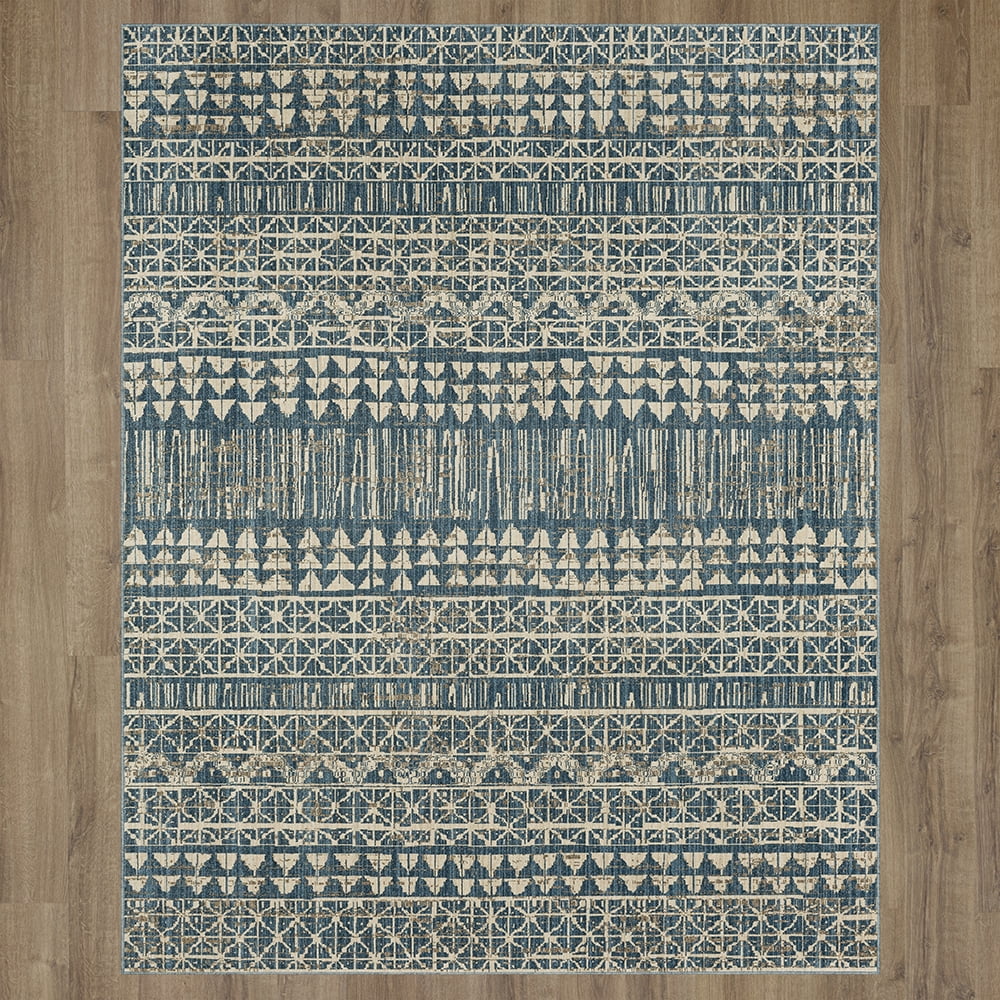 Mohawk Home Wilton Woven Indoor Area Rug, Blue, 4' x 6'