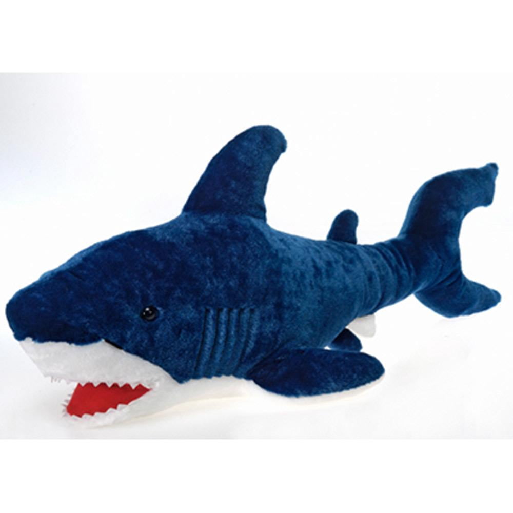 Fiesta Toys Large Blue Shark Plush Stuffed Animal Toy 295 - Walmart.com - Walmart.com