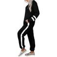 thumbnail image 3 of Frontwork Casual Two Piece Outfits For Women Long Sleeve Loungewear Sweatsuit Set 2 Piece Pullover and Drawstring Sweatpants Sport Outfits Sets, 3 of 4