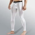 thumbnail image 4 of Afuyipoi Men's Solid Casual Bottoms, Ice Silk Mesh Keep Warm Breathable Underwear Bottoms White 2XL, 4 of 7