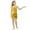 1-Gold348, variant on Kiijoy Girls Metallic One Shoulder Bodycon Dress Sleeveless Party Mini Dress, Sizes 3-16