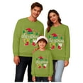 thumbnail image 6 of Linfrsh Christmas Shirts for Women Christmas Family Matching Sweatshirt Parent Child Long Sleeve Printed Holiday Top for Kids Green,L, 6 of 7