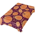thumbnail image 5 of 54"x72" Thanksgiving Pumpkin Tablecloth, Waterproof Washable Polyester Square Table Cover, Durable Tablecloth for Kitchen Dining Table Party Decor, 5 of 7