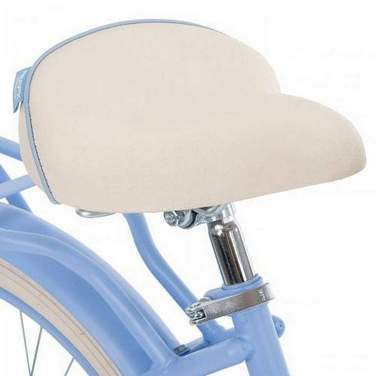 Huffy 24in Deluxe Womens Comfort Cruiser Bike, Light Blue