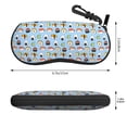 thumbnail image 2 of KLL Kawaii Sushi (2) Print Eyeglass Case for Men & Women's Classy Travel Eyewear Holder Case Zipper Eyeglasses Case With Hook, 2 of 6
