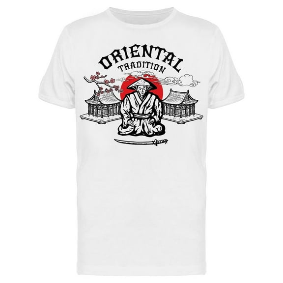 Oriental Tradition, Text T-Shirt Men -Image by Shutterstock, Male Small