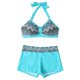 thumbnail image 5 of Trajes de baño tankini para mujer Trajes de baño vintage estampados para mujer Trajes de baño conservadores Traje de baño bikini con falda de playa estampada para mujer, 5 of 5