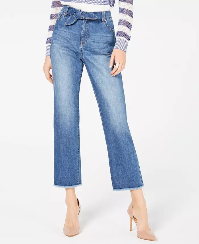 Inc International Concepts Straight-Fit Cropped Jeans 