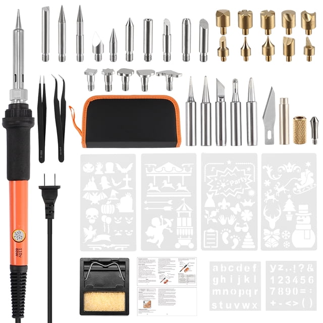 Soldador Eléctrico, Kit De Quema De Madera, La Mejor Pluma De Pirografía, Herramienta De Quemador De Madera Con Temperatura Ajustable Moyic HA025501-01