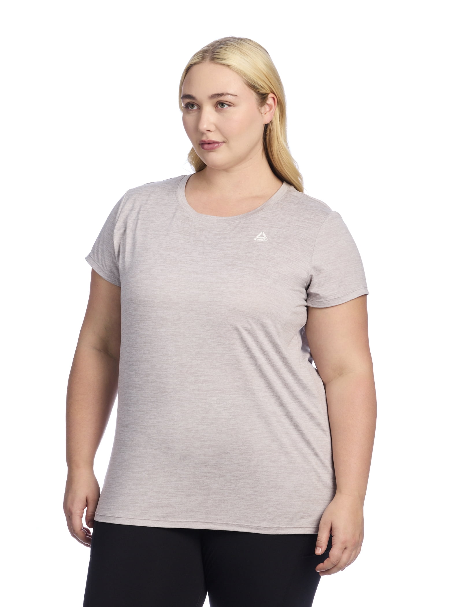 Reebok Women's and Women's Plus Legacy Core Knit Performance T-Shirt, Sizes XS-4X