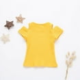 thumbnail image 3 of Baby Girls & Toddler Girls Solid Short Sleeve T-Shirts, Sizes 9M-2T, 3 of 9