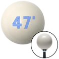 thumbnail image 1 of American Shifter  Blue 47 Year Retro Series Ivory Shift Knob with M16 x 1.5 Insert Shifter Auto Brody, 1 of 1