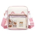 thumbnail image 2 of CAIXIA Small Crossbody Bags For Women Kids Cute Badge Pattern Transparent Shoulder Crossbody Bag, Lightweight Casual Handbag For Boys Girls Daily Use, 2 of 4