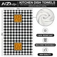 thumbnail image 2 of Fall Kitchen Dish Towel 18 x 26 Inch Buffalo Plaids Autumn Pumpkin Home Dishcloth Rustic Farmhouse Decorative Hand Drying Tea Towel for Thanksgiving Harvest Cooking Baking Cleaning, 2Pcs, 2 of 6