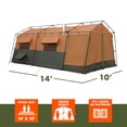 thumbnail image 6 of Ozark Trail 10-Person Appalachian Tent, 4 season with Stove Outlet, 6 of 15