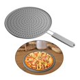 thumbnail image 4 of Abbracc Écran en Silicone Résistant à la Chaleur Multifonctions Rond avec Poignée de Refroidissement Couvercle de la Casserole à Tamis pour Poêle à Frire, 4 of 9