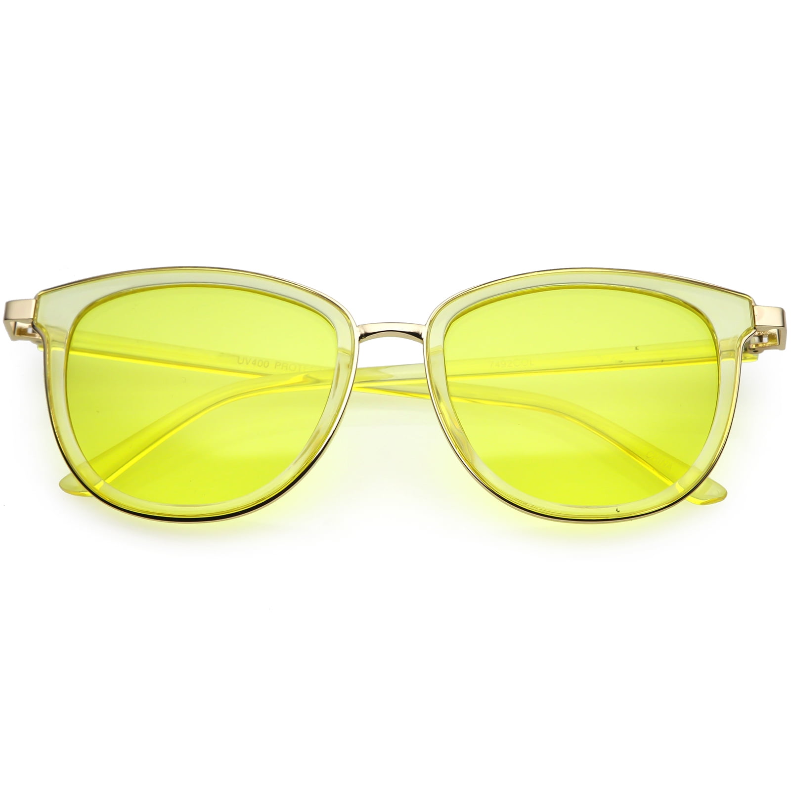 tinted yellow glasses