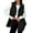 Black-M, variant on Women's Casual Fleece Vest Casual Cozy Sleeveless Cardigan Button Down Warm Waistcoat Outerwear with Pockets