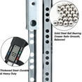 thumbnail image 3 of HSHDLDF 2 Pcs Metal Drawer Slides, 15.7 Inch Drawer Slide, Ball Bearing Drawer Slides Two Way Slide Track Rail, Heavy Duty Dresser Drawer Slides for Kitchen Cabinet, 3 of 7