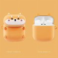 thumbnail image 4 of Estuche de dibujos animados Corgi Dog yuxing Estuche para auriculares de silicona inalámbrico Bluetooth Amarillo, 4 of 5