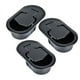 thumbnail image 3 of Piezas de repuesto para mangos reclinables de Metal, 3 uds., para sofá y silla, piezas de repuesto para mangos reclinables de aleación de aluminio de alta resistencia, color negro, 3 of 6