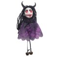 thumbnail image 1 of CSChome Charm Ghost Decoration with Bells: Soft Mini Ghost Face Stuffed Hanging Ornament for Horror Festival, 1 of 7