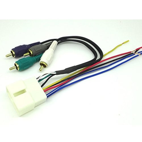 car stereo radio replacement wiring harness amp integration wire