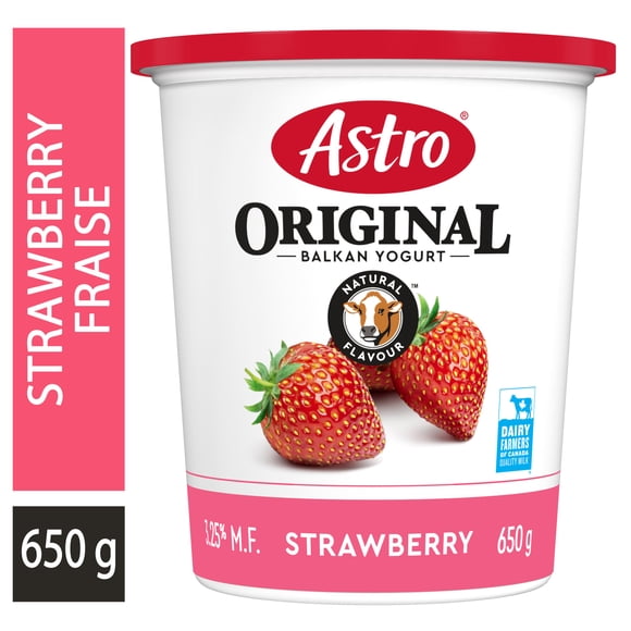 Astro Original Balkan Style Strawberry Yogurt 3.25%