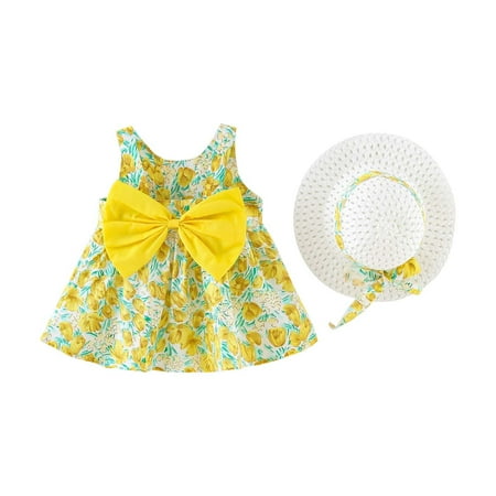 

GERsome Toddler Kids Girls Princess Dress Floral Casual Dress Girls Party Dres