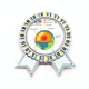thumbnail image 1 of Insignia broche Medalla ganadora, 1 of 3