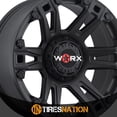 thumbnail image 4 of Worx 803SB Beast 18x9 5x150 +25et Satin Black & Satin Clear-Coat Wheel, 4 of 5